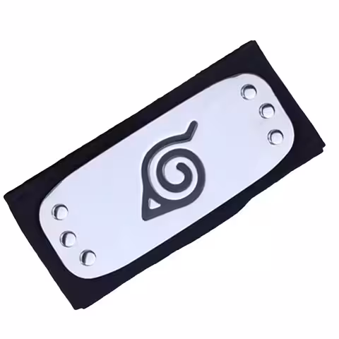 Originálna Naruto Bandana Čelenka Skrytej Listovej Dediny Konoha – Cosplay Ninja Doplnok