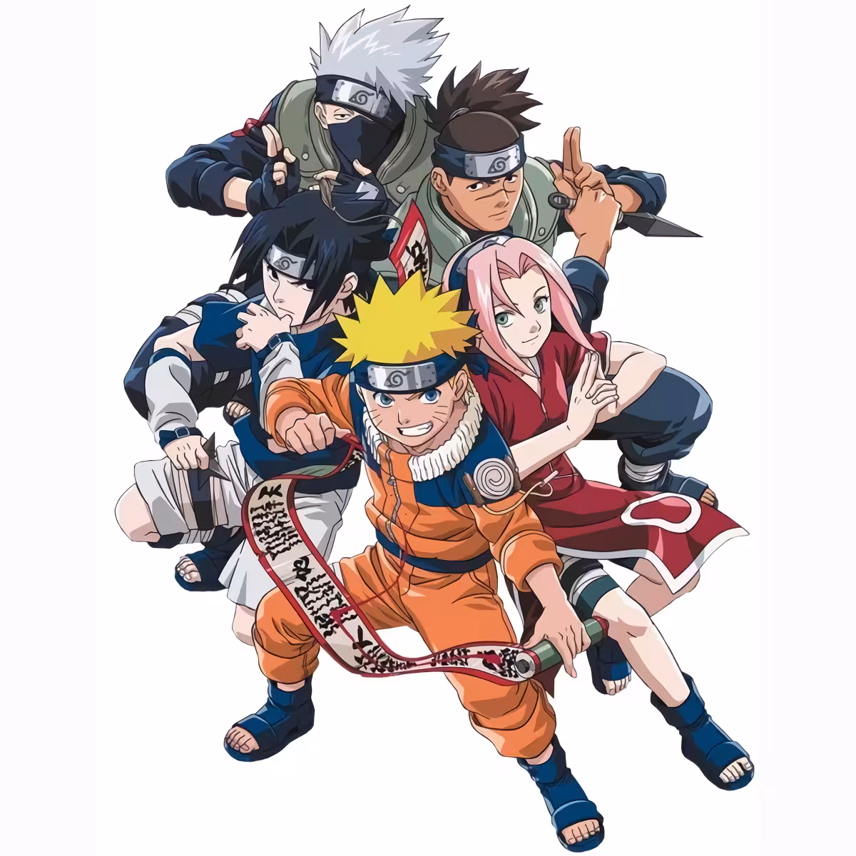 Bandana inšpirovaná anime Naruto, ideálna pre cosplay fanúšikov