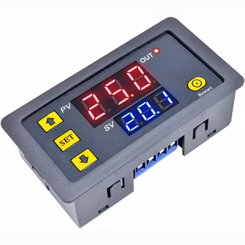 Programovateľné Časové Relé 220V | Digitálny Časovač s Nastaviteľným Intervalom