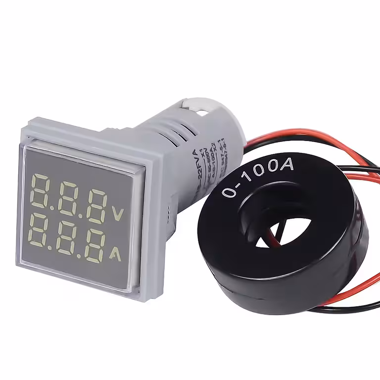 Digitálny Voltampérmeter 220V AC 60-500V 0-100A pre Panel – Presné Meranie Napätia a Prúdu