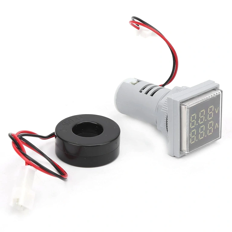 Volt-ampermeter s meracou cievkou Obrázok s cievkou pre meranie prúdu