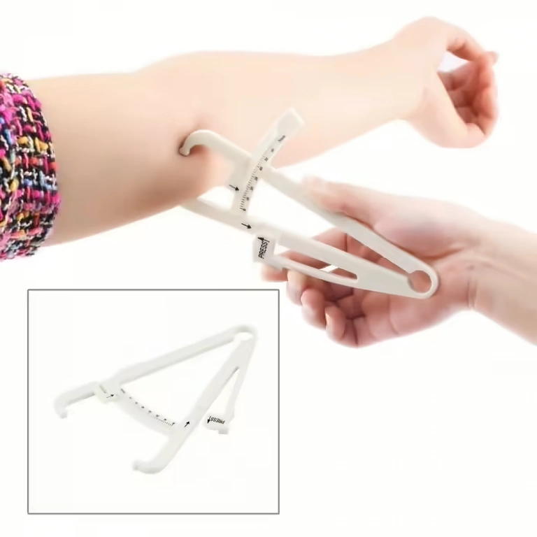 Kliešte na meranie telesného tuku Fitness kliešte na presné meranie telesného tuku
