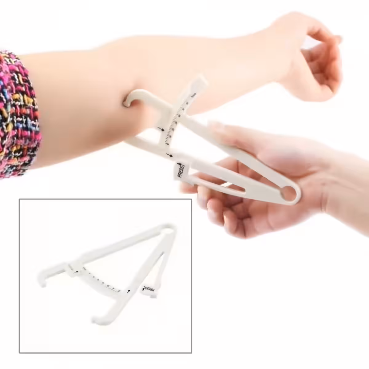 Fitness kliešte na presné meranie telesného tuku