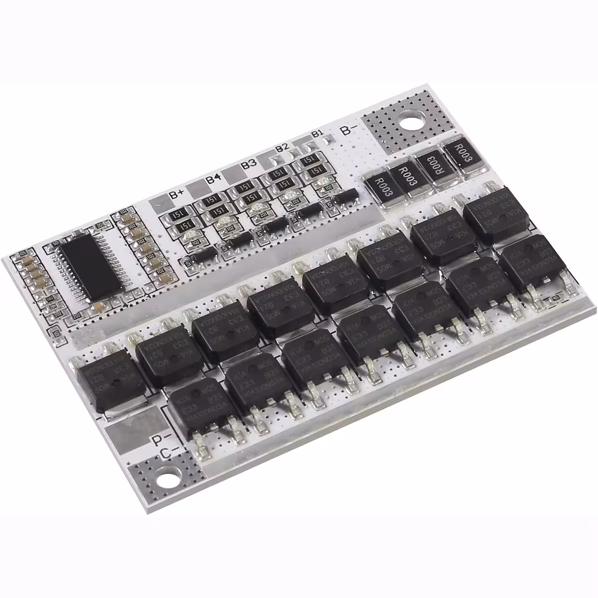 Ochranný modul pre 5 batérií 18650, chráni proti prepätiu, skratu a vybitie