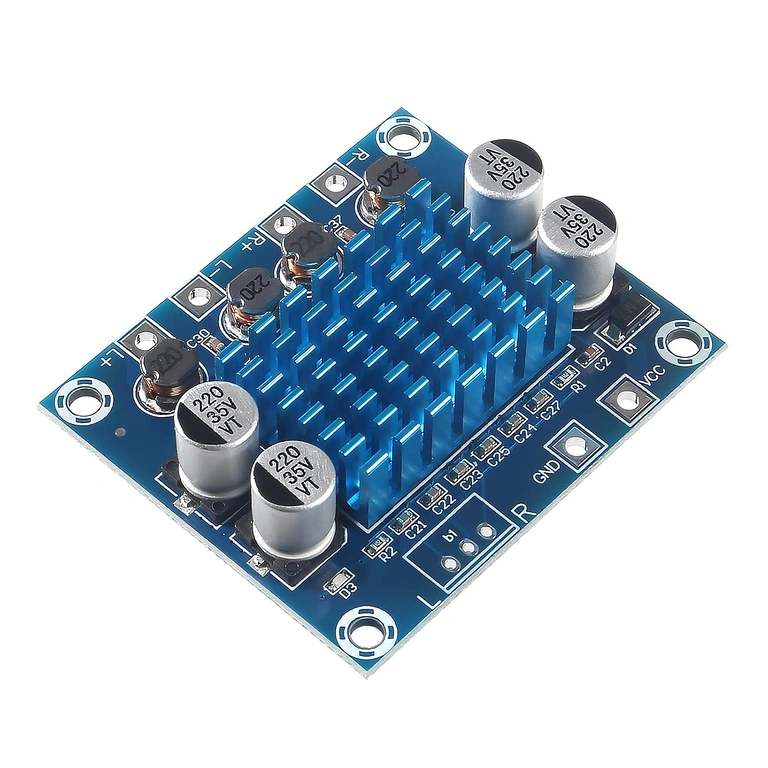 Detail chladičov pre auto audio zosilňovač XH-A232