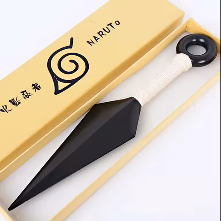 Ninja Kunai Nôž Naruto – Replika z ABS Plastu 1:1 pre Fanúšikov Anime