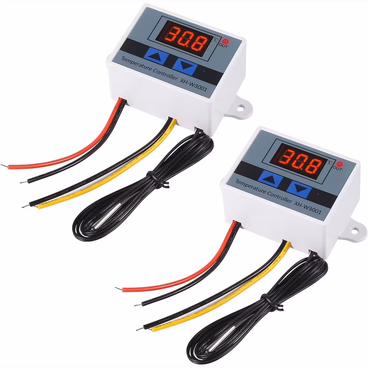 Termostat s dvoma režimami: vykurovanie a chladenie, rozsah -50 až +110°C