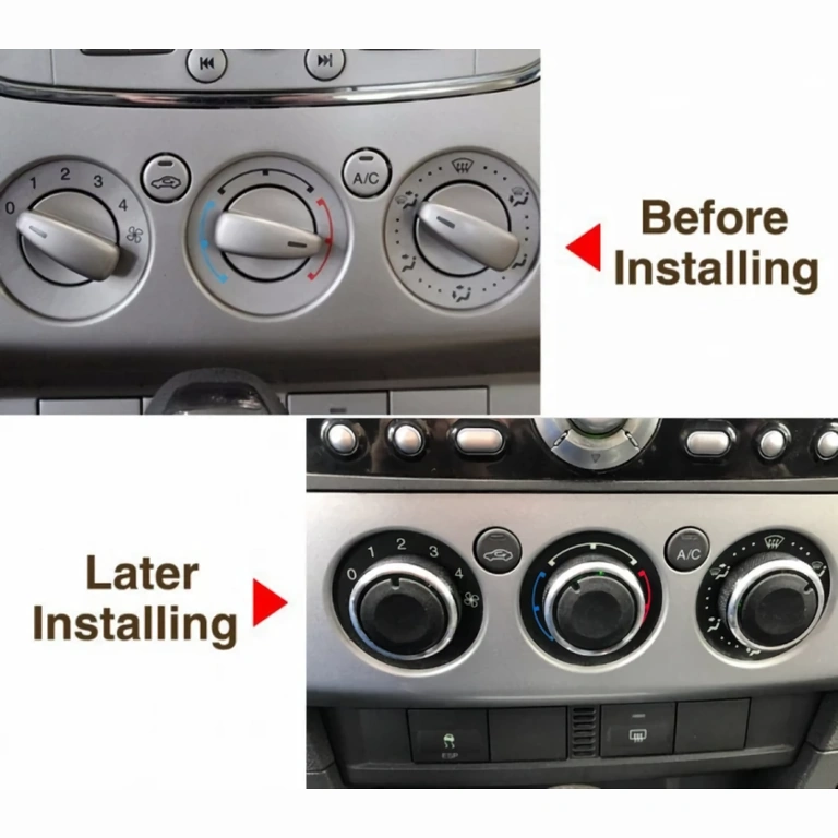 Komponenty AC panelu Ford Sada tlačidiel palubnej dosky klimatronic / AC – rôzna kompatibilita