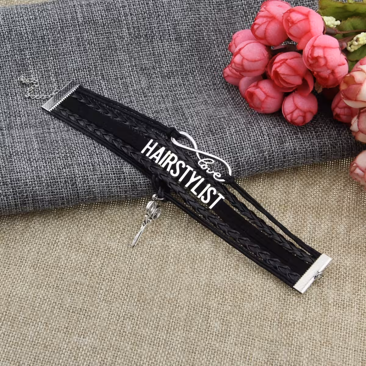 Personalizovaný náramok pre holičov a kaderníčky