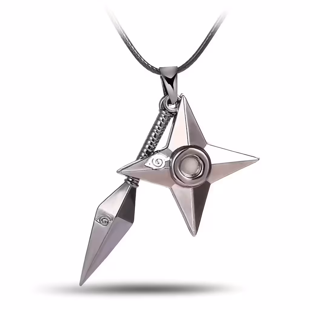 Naruto Uzumaki Cosplay Retiazka s Kunai a Shuriken – Anime Doplnok
