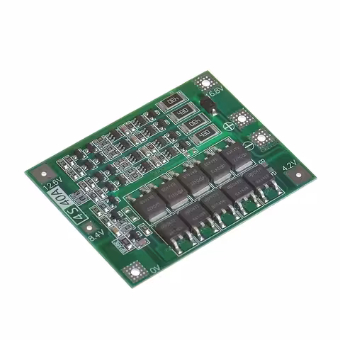 Ochranný Modul Nabíjania a Vybitia BMS 4S 40A – Li-Ion Batérie 18650 14.8V