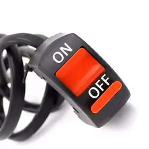 Riadidlový Vypínač ON/OFF 12V–48V pre Moto, Bicykel, Kolobežku, Skúter, ATV