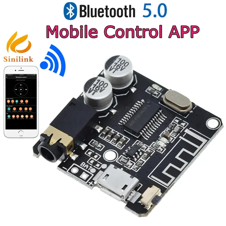 Bluetooth prijímač pre auto audio systém Bluetooth modul pre prehrávanie hudby na auto audio systéme