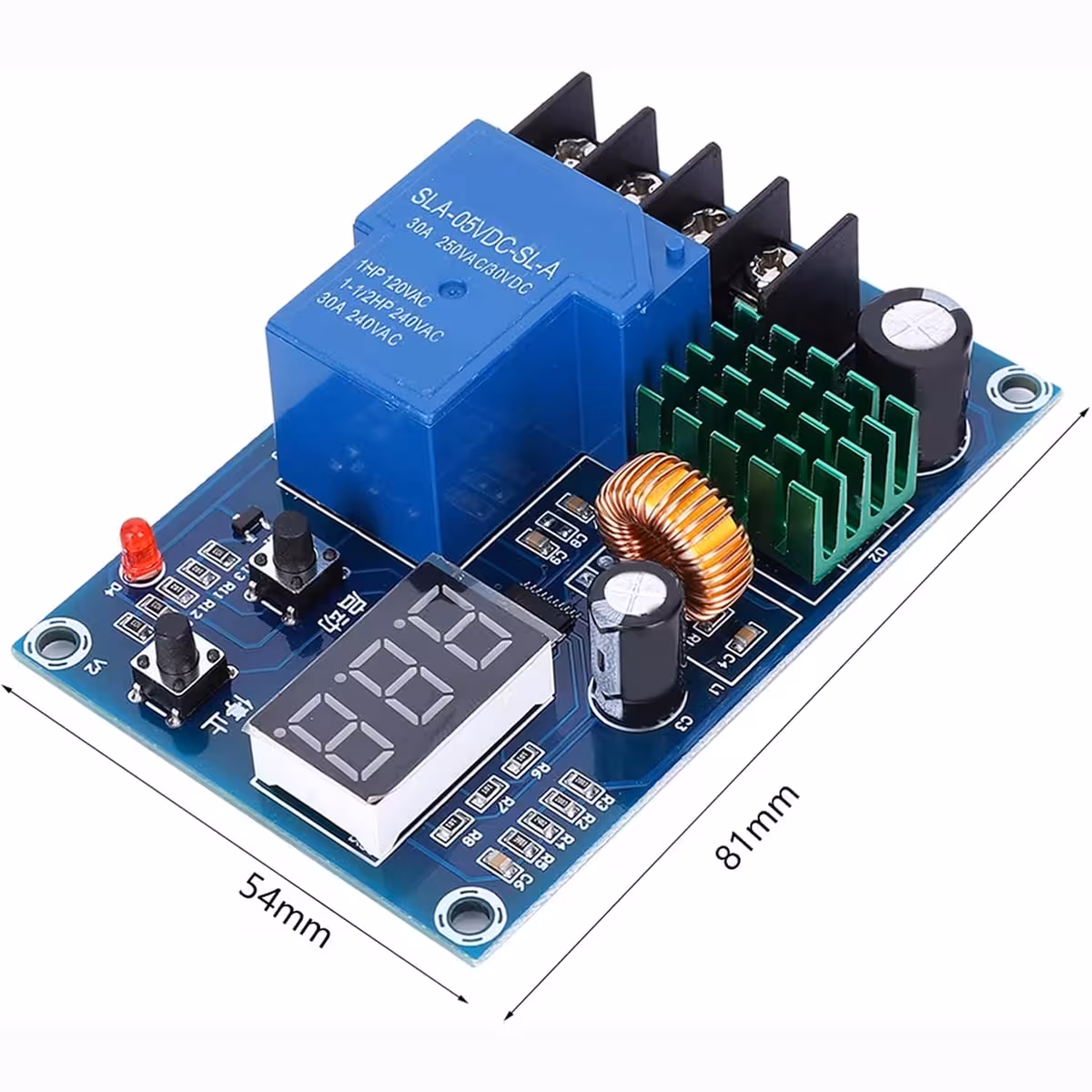 Automatický regulátor ukončenia nabíjania pre Li-Ion, AGM, GEL, olovené batérie