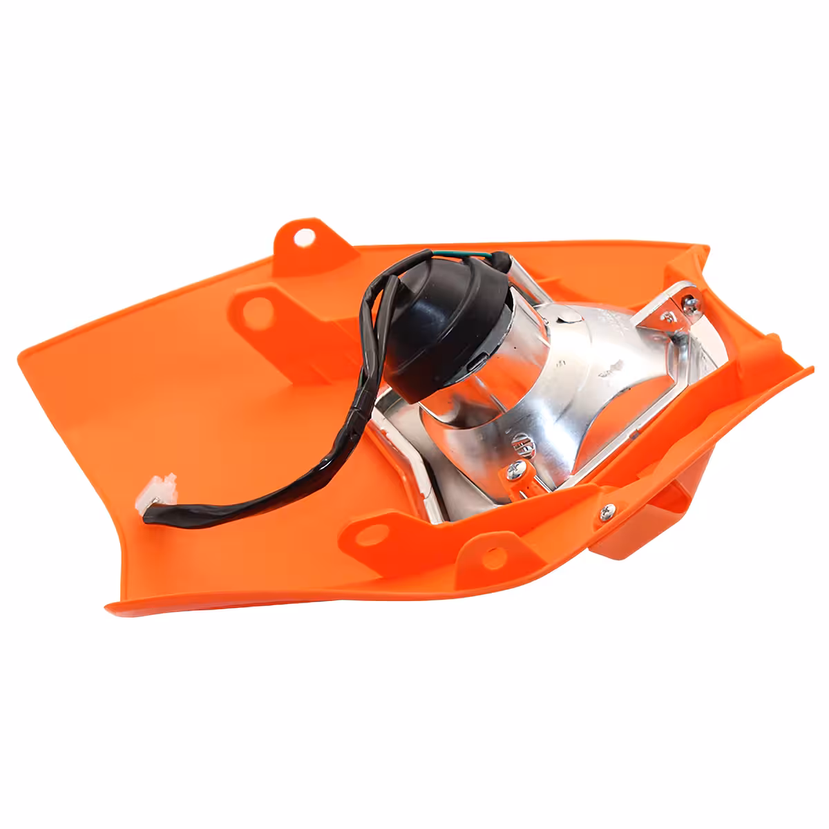 Univerzálny motocyklový reflektor so 4 gumovými pásmi pre rýchlu montáž