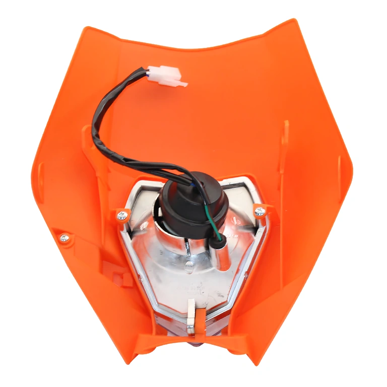 Supermoto predná maska s LED svetlom Agresívny dizajn Streetfighter s LED reflektorom a polypropylénovou maskou