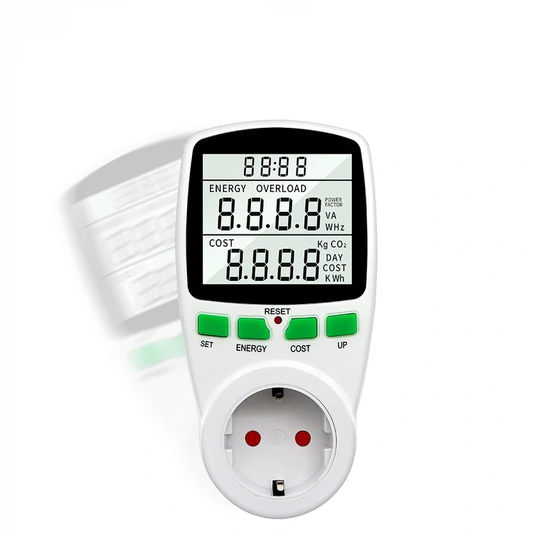 Zariadenie so zobrazením nákladov/kWh a odhadom mesačných výdavkov