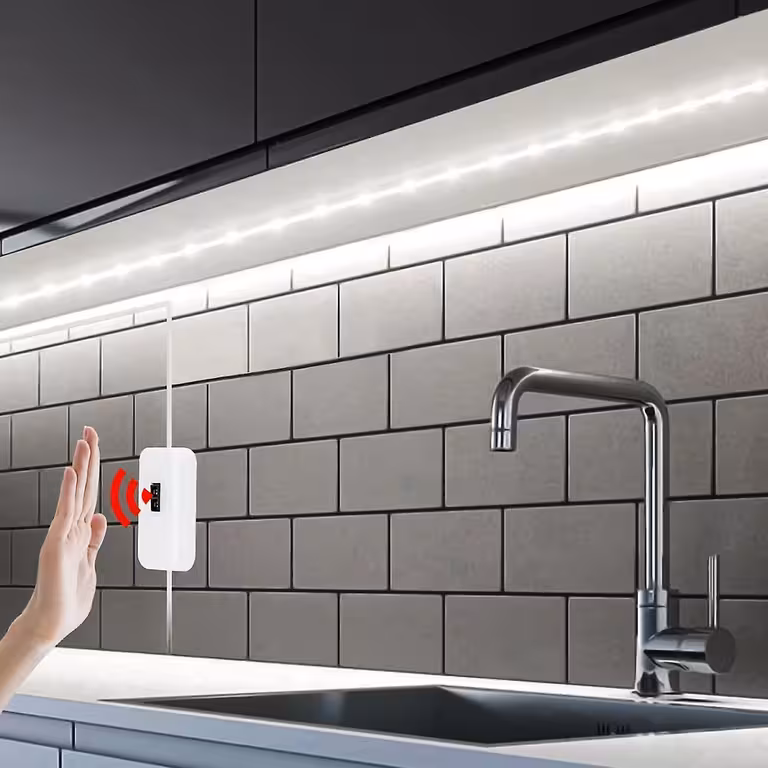 LED Pás Studená Biela 3m so Snímačom Pohybu USB 5V pre Kuchyňu a Kúpeľňu