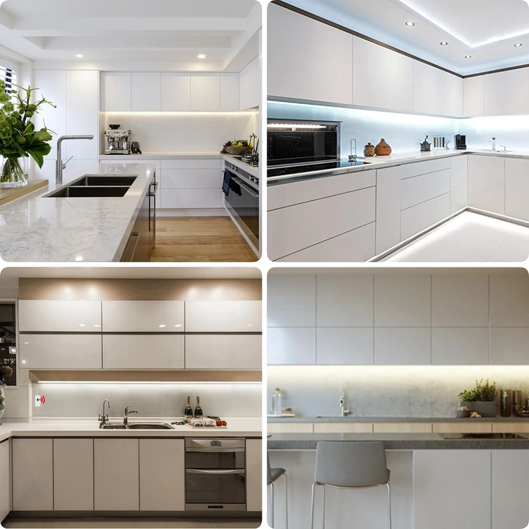 LED pás so senzorom pre montáž pod skrinku alebo dosku