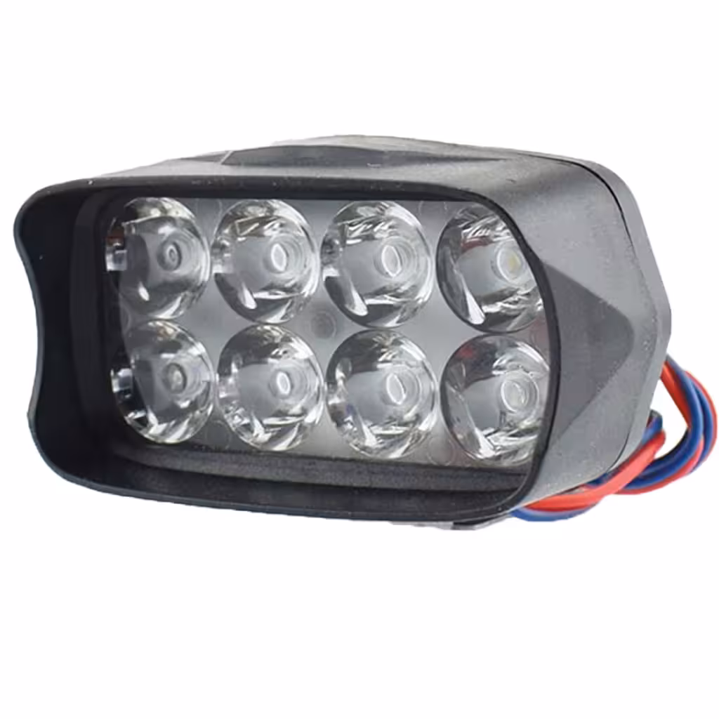 LED Reflektor Svetlomet Univerzálny 12–85V Moto, Bicykel, Kolobežka, ATV