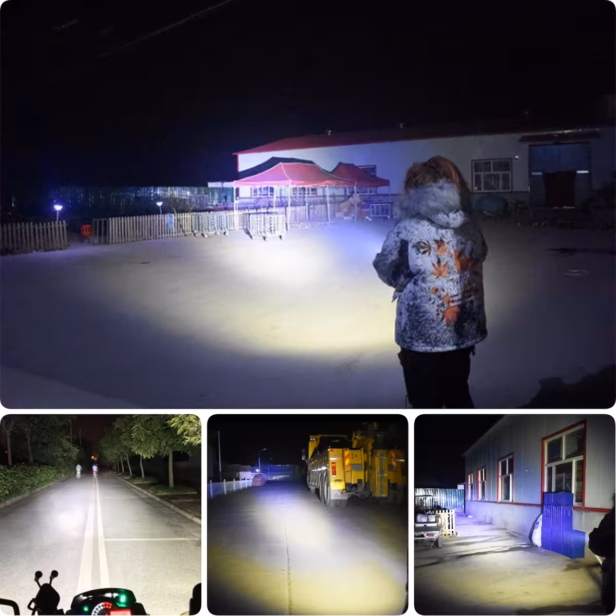 Výkonné osvetlenie pre bezpečnosť a viditeľnosť