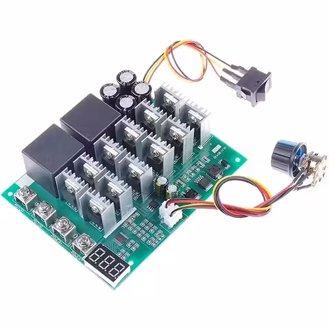 Digitálny PWM Regulátor Rýchlosti DC Motora 60A 100A 12V-55V | Regulátor Otáčok DC Motor a HHO Generátor