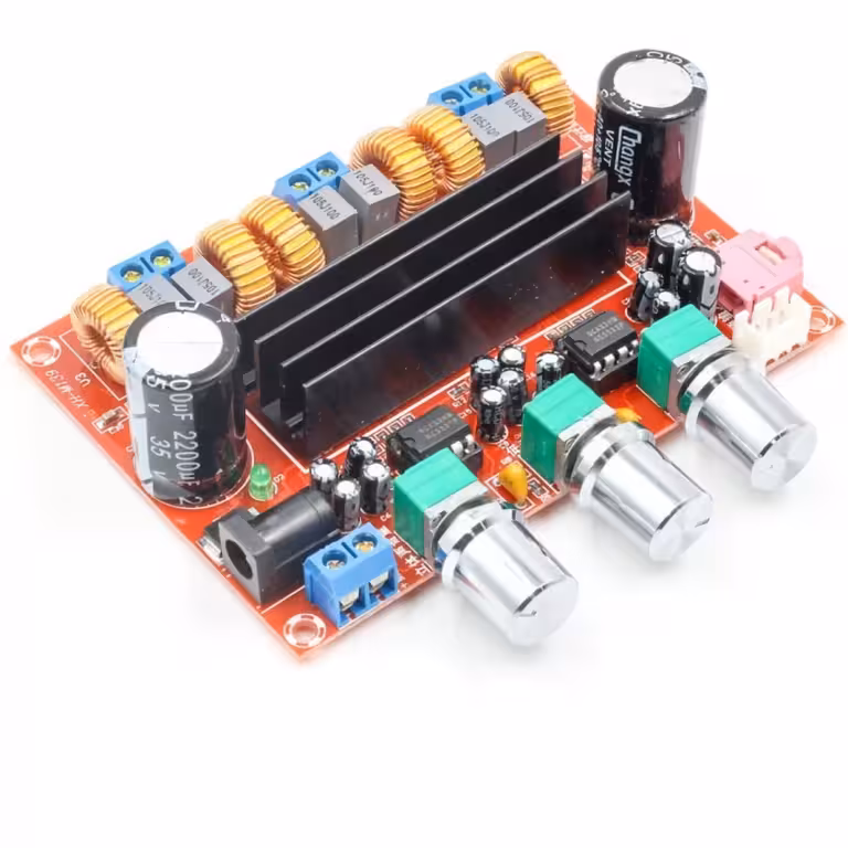 Stereo Zosilňovač 2.1 TPA3116D2 – 2x50W + 100W Subwoofer Trieda D, Audio Modul