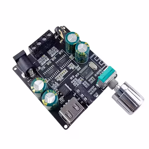 Bluetooth Hi-Fi Audio Zosilňovač 2x100W Trieda D – Profesionálny Auto Stereo Modul