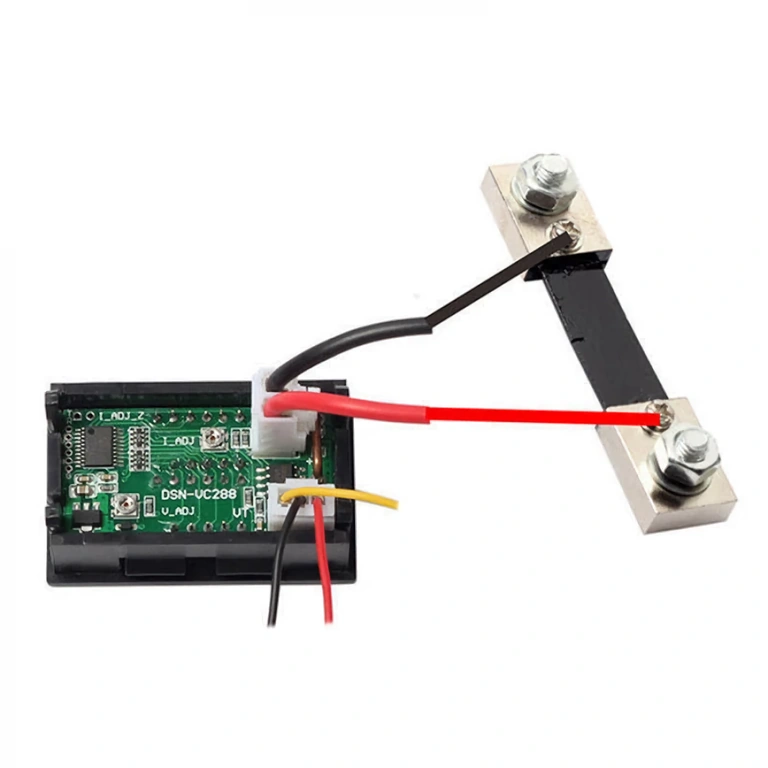 Presný ampérmeter s šuntom pre vysoké hodnoty prúdu