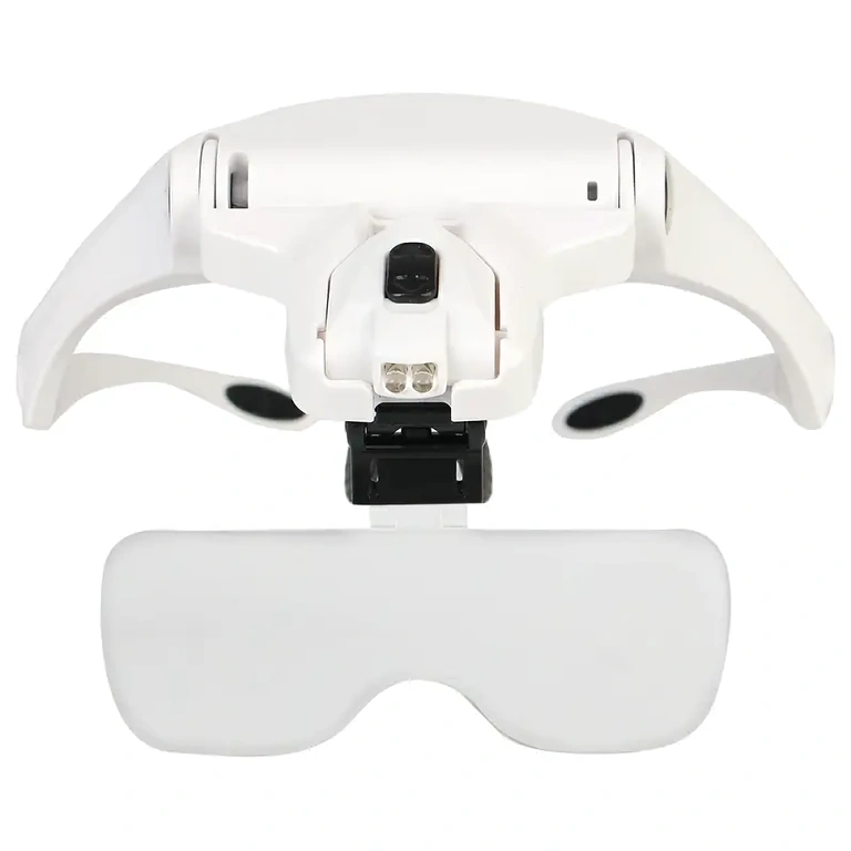 Okuliare s lupou pre kontrolu a spájkovanie elektronických komponentov