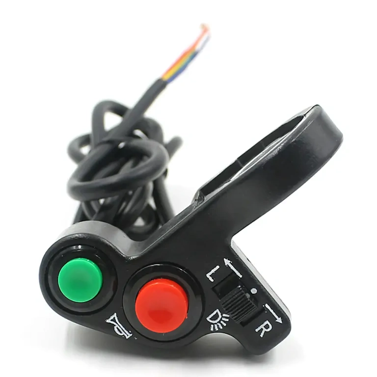 Spínač so 7 vodičmi pre elektrický bicykel Kompletný spínač so 7 vodičmi, ovládanie smeroviek a svetiel