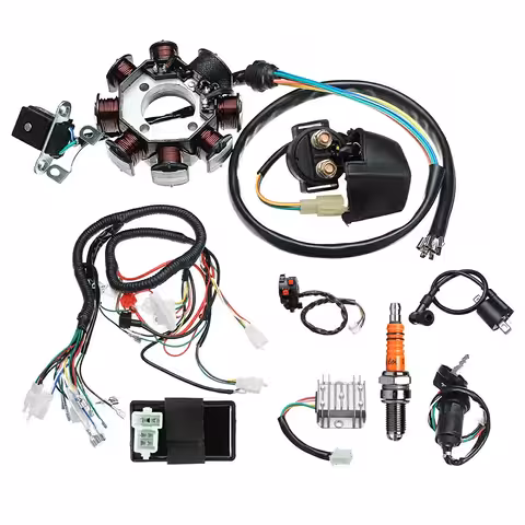Kompletná elektroinštalácia ATV čínske 150cc 200cc 250cc 300cc – kompletná kabeláž motor vertikál 4T