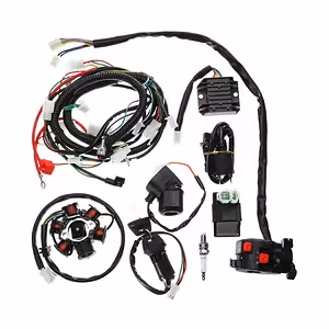 Kompletná elektroinštalácia ATV Cross GY6 125cc / 150cc – kit kabeláž + štartovacie komponenty