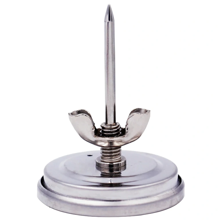 Termometer s tyčkou a svorkou na upevnenie do grilovacieho viečka