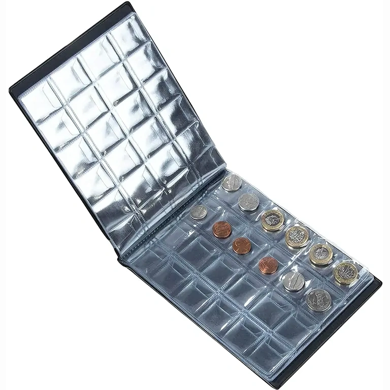 Knižný album s 240 miestami pre mince