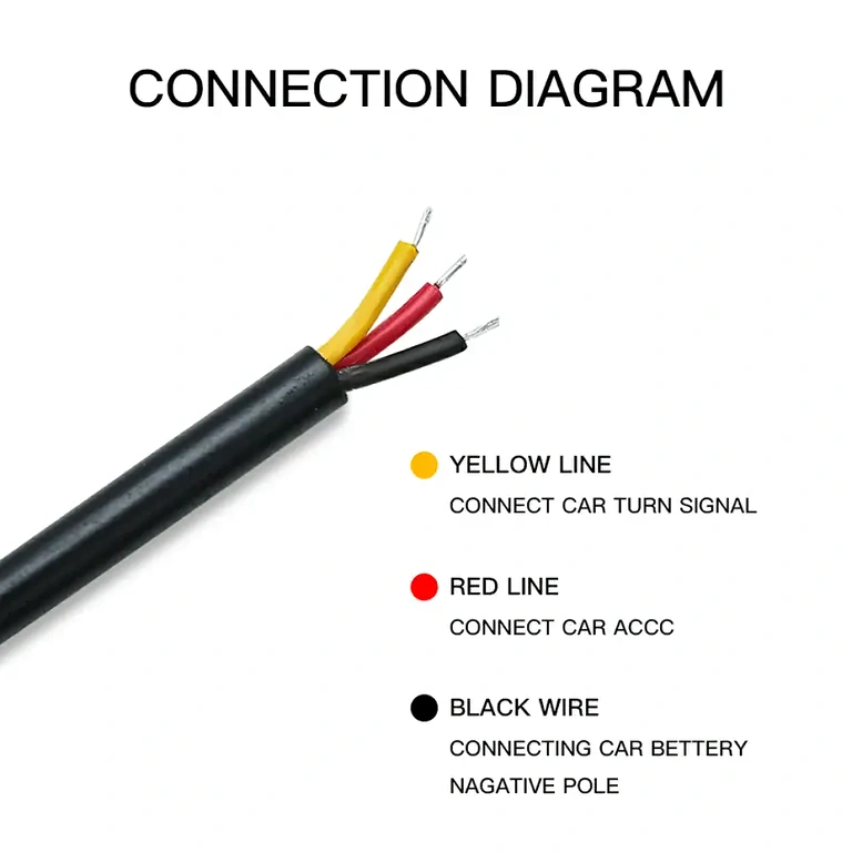 12V LED svetelný pás na montáž vonkajších svetlometov auta