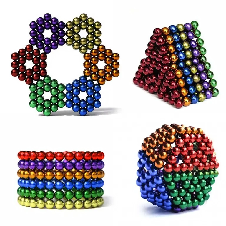 Antistresová hračka puzzle s neodýmovými magnetickými guľami 5mm