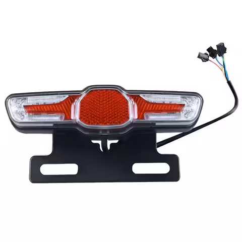 Zadné LED svetlo so smerovkou 36V 48V 60V – pre kolobežku, bicykel, elektrický skúter