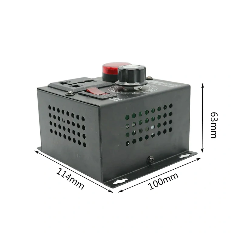 Zariadenie na reguláciu otáčok elektrických motorov s digitálnym displejom a prepínačom ON/OFF