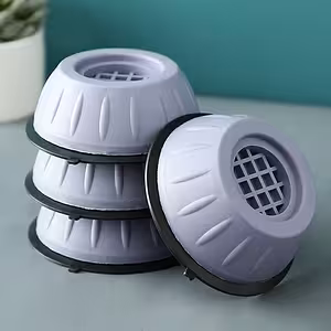 Sada 4 antivibračných gumených podložiek pod práčku a sušičku – protihlukové a protišmykové nožičky