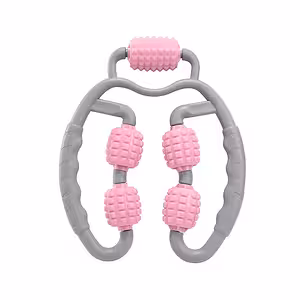 Ručný masážny prístroj s 5 valčekmi – relax na telo, krk, nohy, anticelulitídny efekt