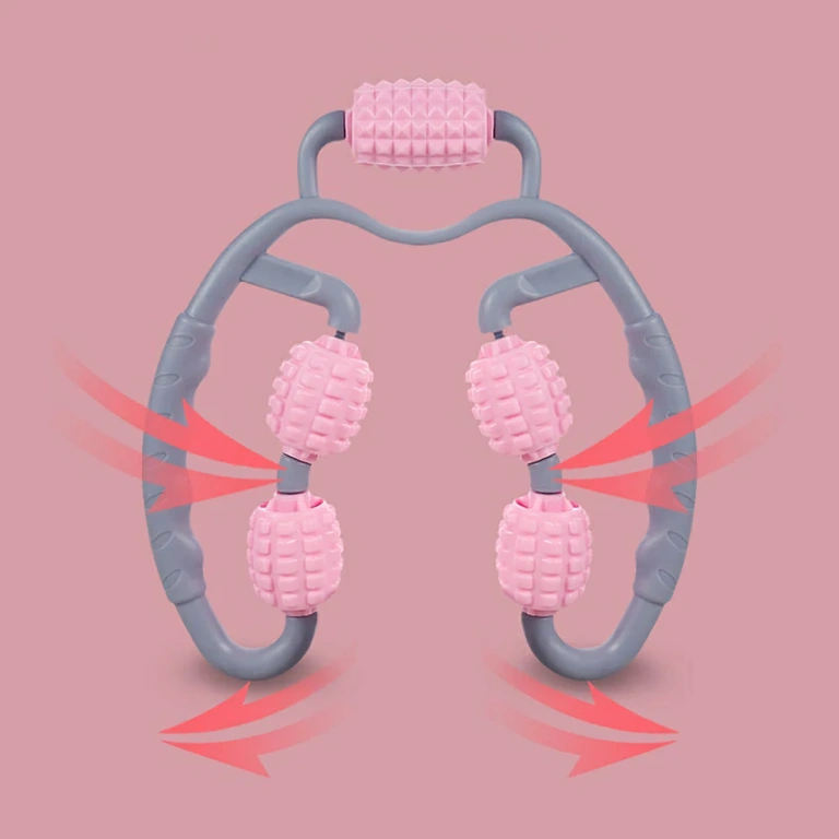 Anticelulitídna a svalová masáž so silikónovými valčekmi pre pokožku a svaly