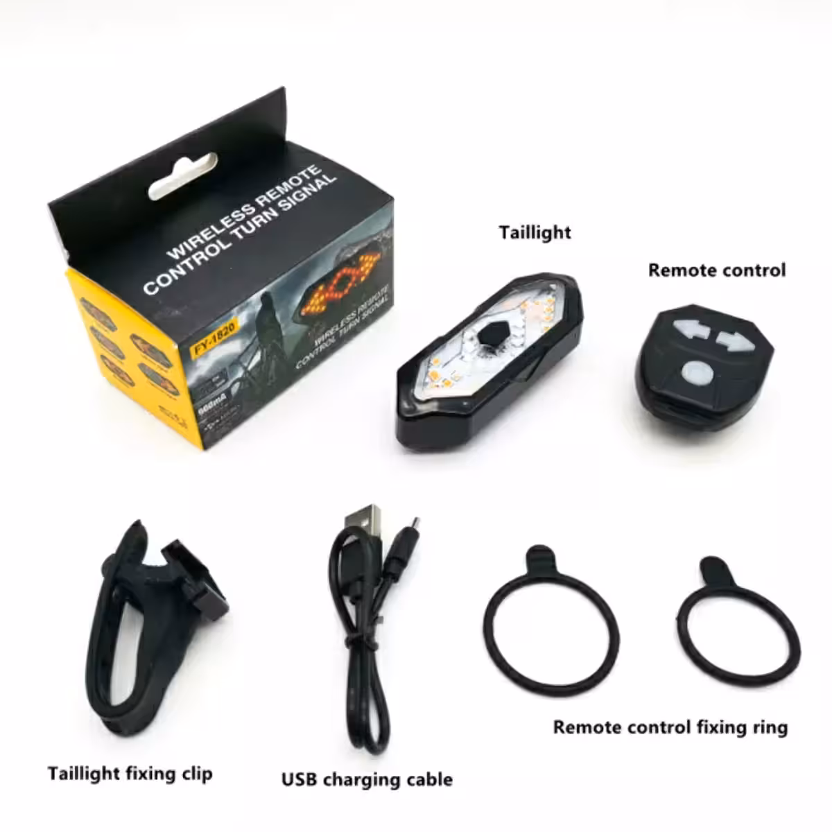 Smerovky vľavo/vpravo s USB napájaním pre bicykel