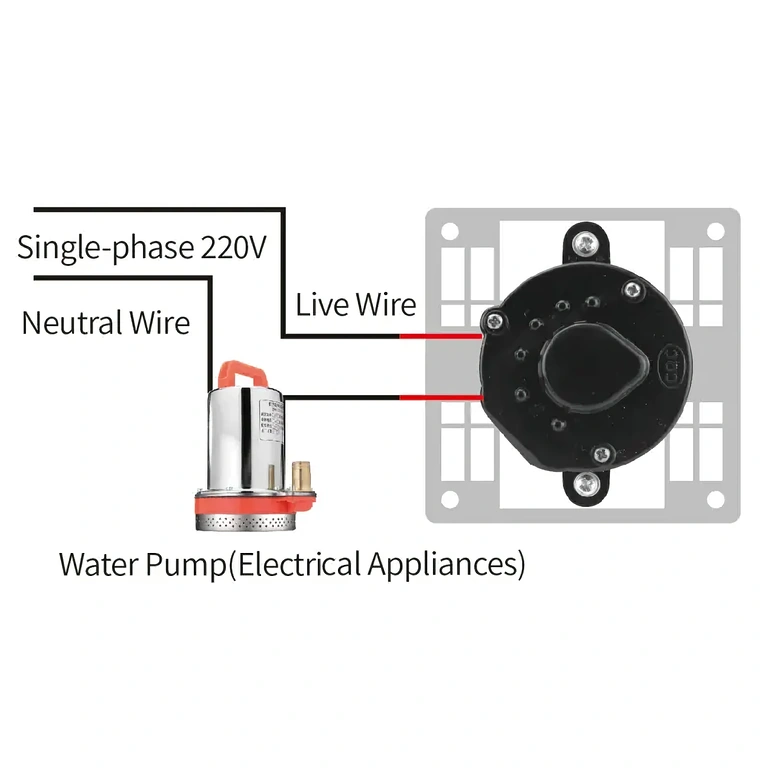 Elektrický časovač pre ventilátor alebo svetlá v kúpeľni, s funkciou oneskorenia