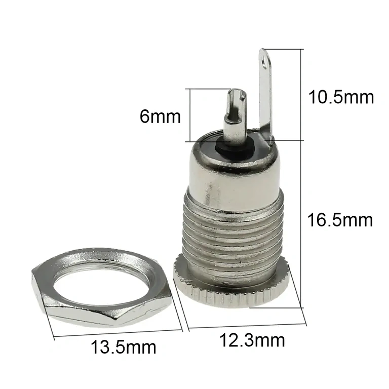 DC samica adaptér na pripojenie kábla k rôznym zariadeniam