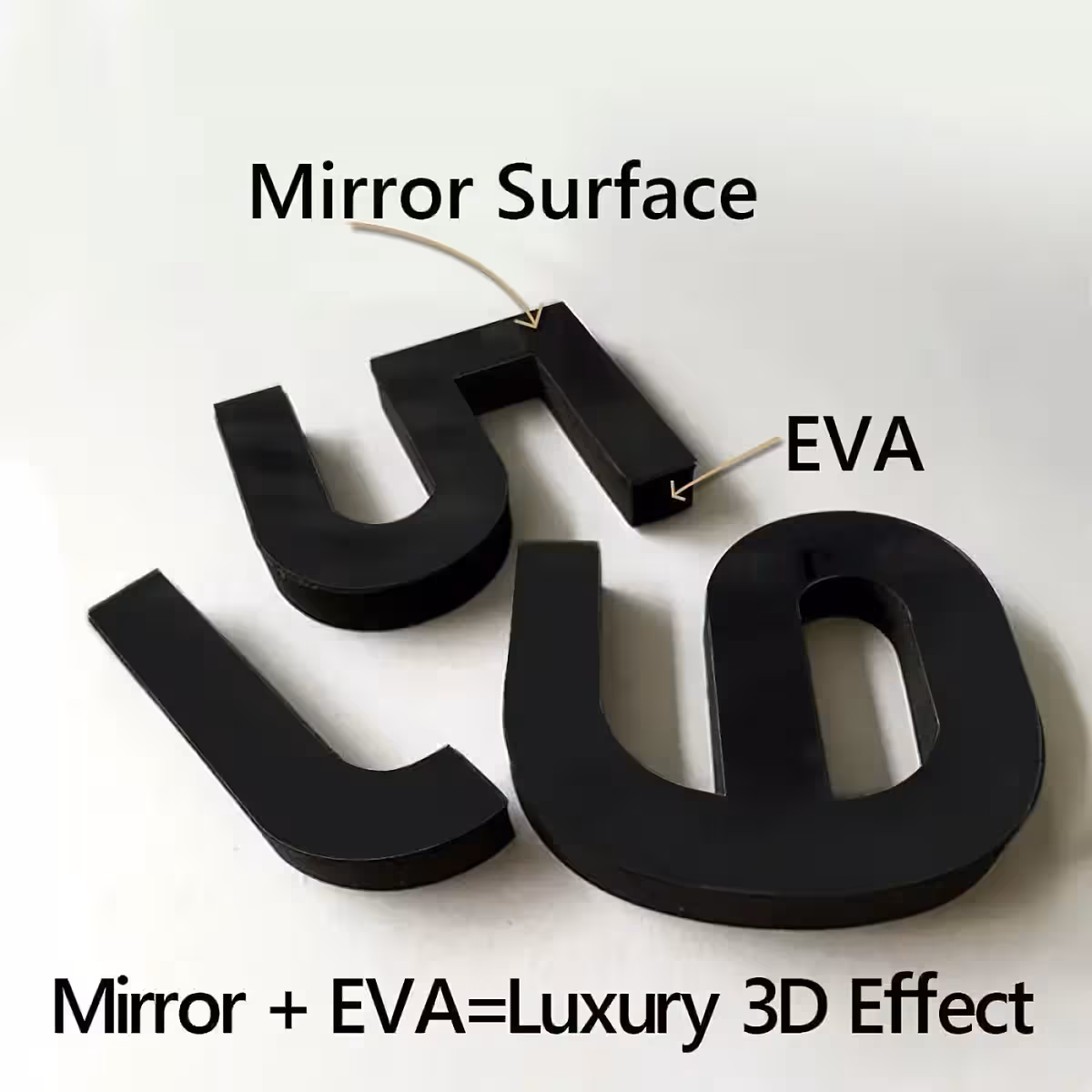 Veľké čierne lesklé hodiny, 3D efekt, jednoduchá montáž so šablónou