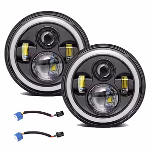 Kruhový LED reflektor 7″ pre Jeep Wrangler, Suzuki Samurai, Nissan Patrol – výkonné auto/moto osvetlenie