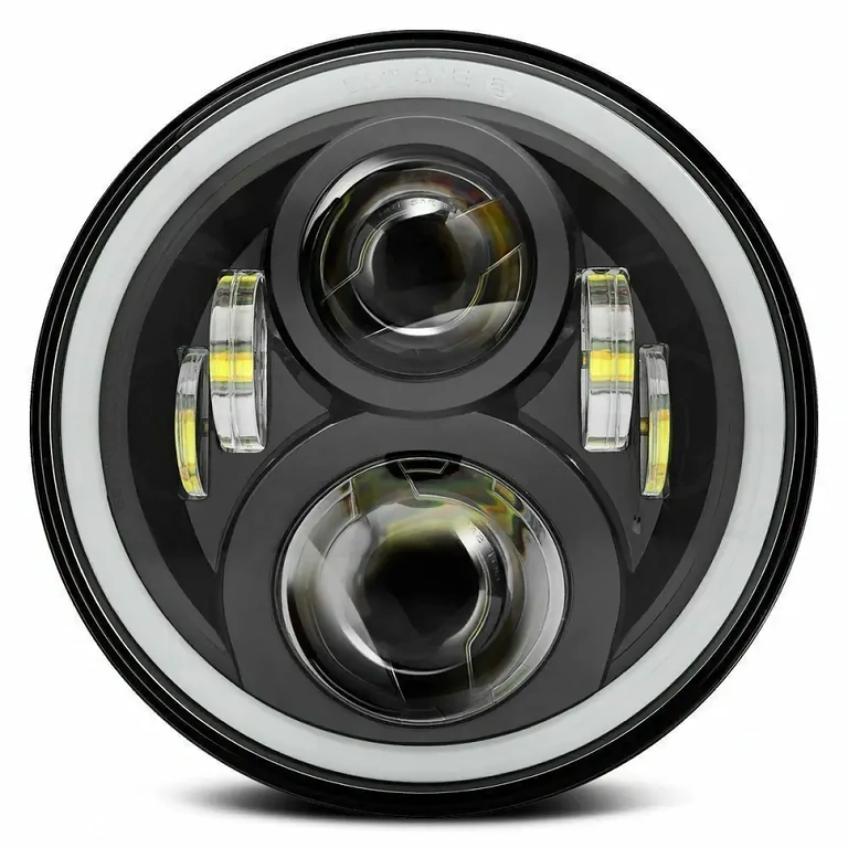 Univerzálne LED svetlo 7", kompatibilné auto, moto, ATV, nákladné auto, traktor