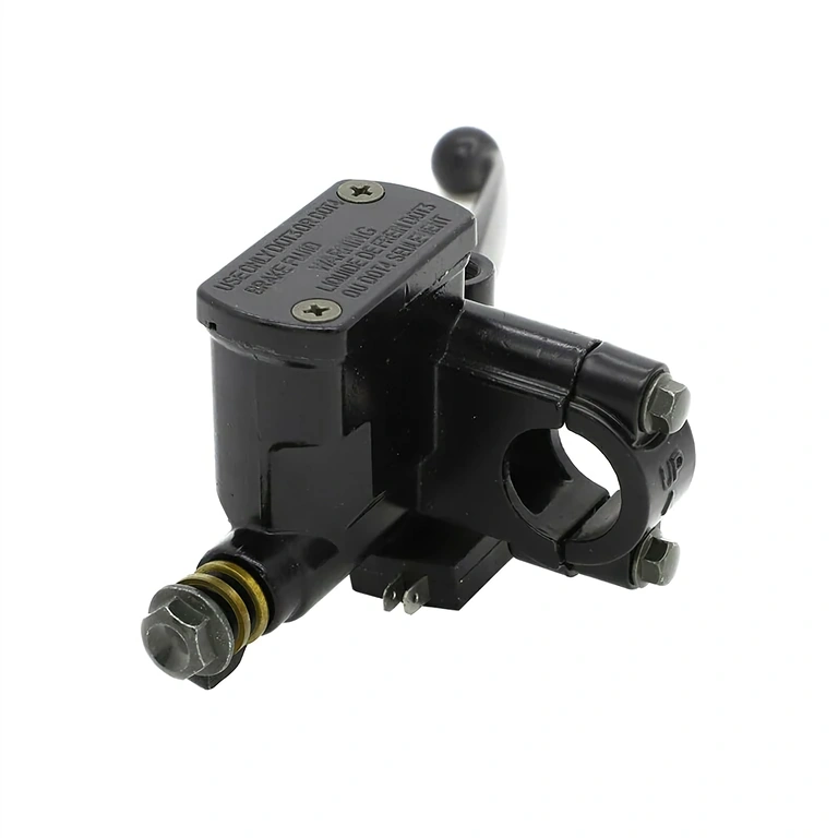 Pravá hydraulická brzdová páčka a pumpa pre motocykel alebo skúter