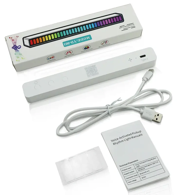 RGB LED tyč s batériou, rôzne režimy osvetlenia a hudobný rytmus